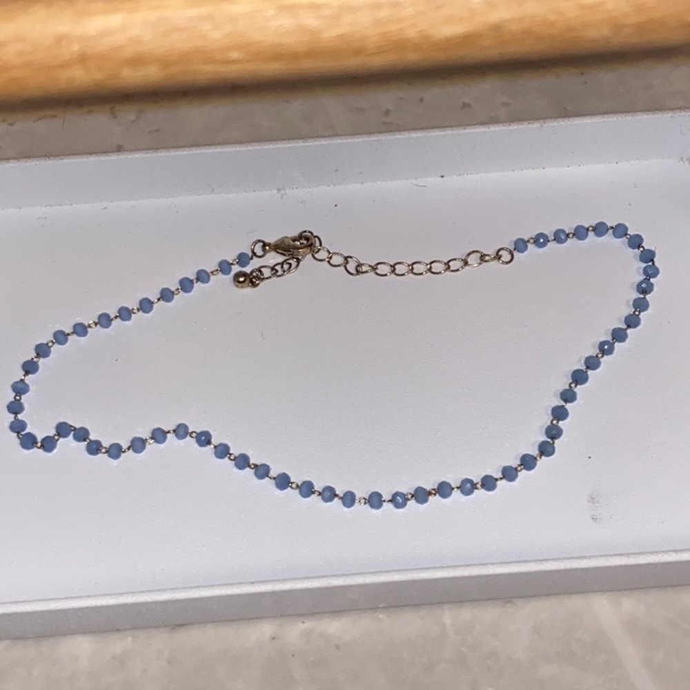 Dainty Light Blue Necklace